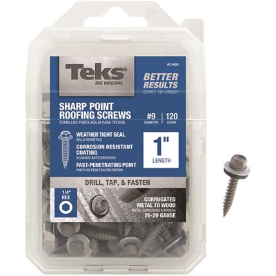 #9X1 HEX SCREWS 120PK