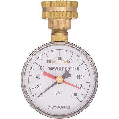 WATER PRESSURE TEST GAUGE