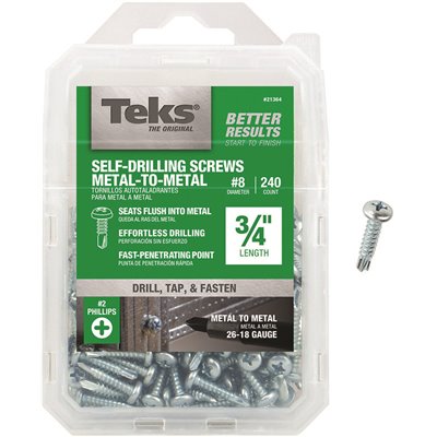 #8X3/4 PAN SCREWS 240PK