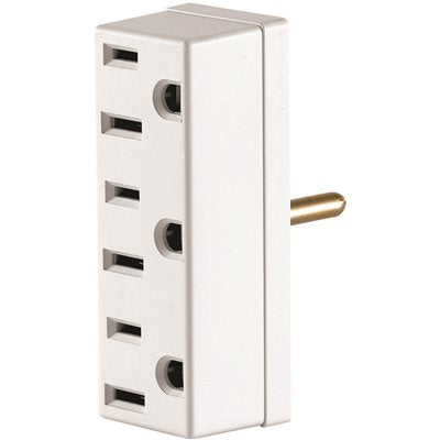 Outlet Adapter, White