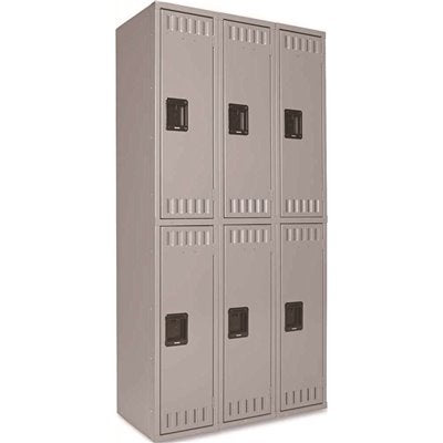 LOCKER,3WIDE,2TIER,72H,GY