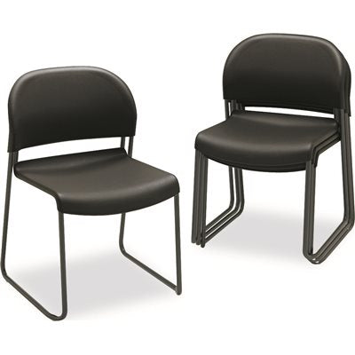 CHAIR,STAK,4/CT,BK/BK