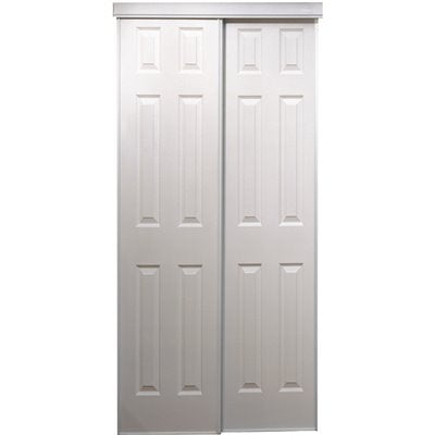 BYPASS 6PNL DOOR 60X80 WHITE