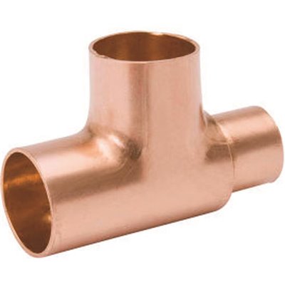 COPPER TEE 1-1/2" X 3/4" X 1