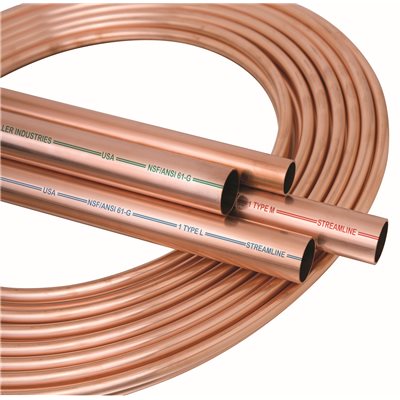 COPPER TUBING TYPE L HARD 1