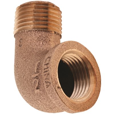 BRASS ELBOW 90 DEG 3/4" LF