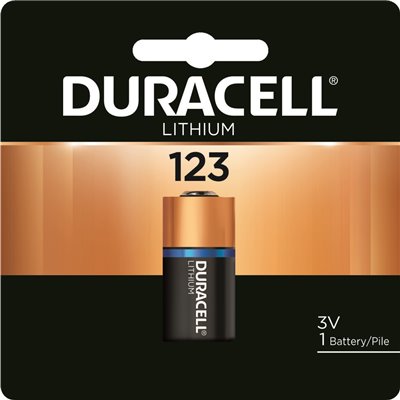 1 EA DURACELL BATT 123 LITH