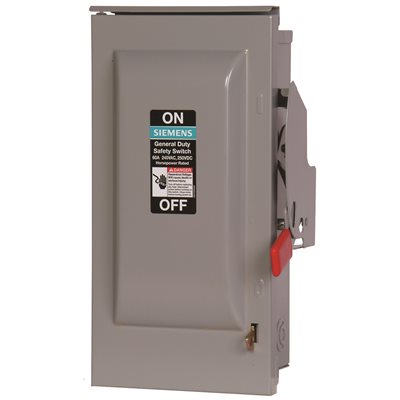 SAFETY SWITCH NON FUSIBLE 3P
