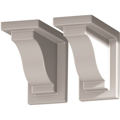 YORKSHIRE BRACKETS WHITE 2PK