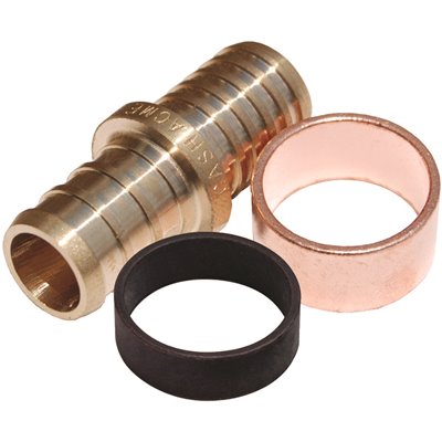 3/8" BRASS CRIMP PLY ADAPTER