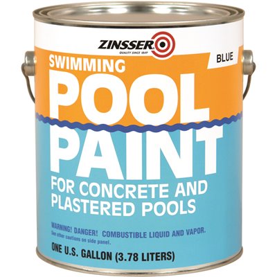 SWIM POOL PAINT FLAT BLU 1GL