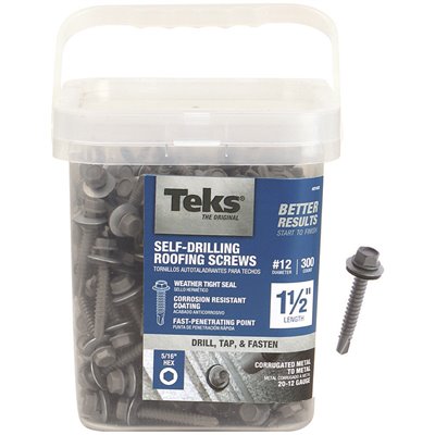 #12X1-1/2 HEX SCREWS 300PK