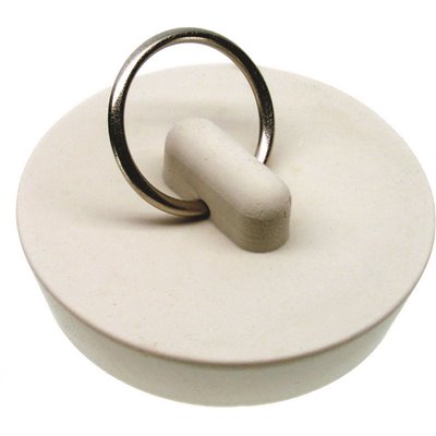 1-5/8" DRAIN STOPPER WHT