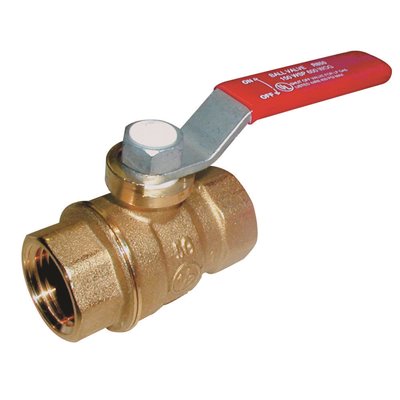 1-1/2" BALL VALVE, NPT LF