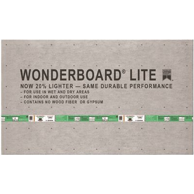 WONDERBOARD BACKR 3'X5'X1/4"