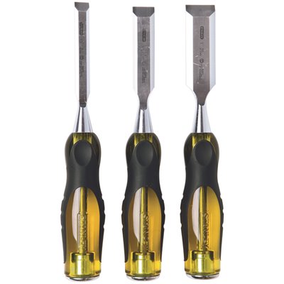 WOOD CHISEL THRU-TANG 3/PC