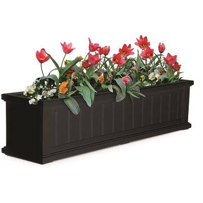 WINDOW BOX 48X11 BLACK