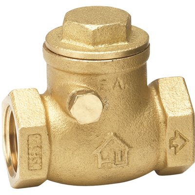 1"LF BRS FIP SWING CHK VALVE