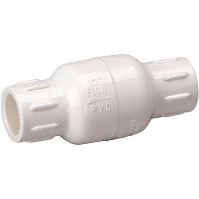 1.25 PVC SCH40 SLVNT CHK VLV