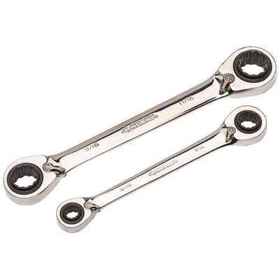 RATCHETING WRENCH SAE 2PC