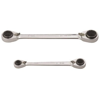 RATCHETING WRENCH MM 2PC