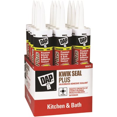 10.1OZ WHT KIT/BATH SEALANT