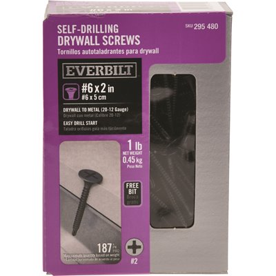 #6X2 SCREWS PHILLIPS 1LB