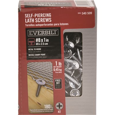 #8X1 SCREWS PHILLIPS 1LB