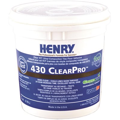430 CLEARPRO VCT ADHESIVE