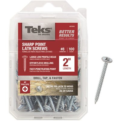 #8-15X2 LATH SCREW 100PK