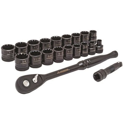 SOCKET WRENCH SET 3/8IN 20PC