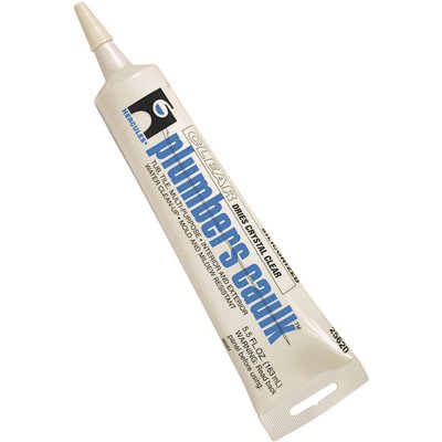 5.5 OZ PLUMBERS CAULK CLEAR