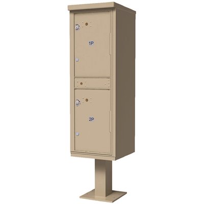 4 PARCEL LOCKERS/PED -SANDST