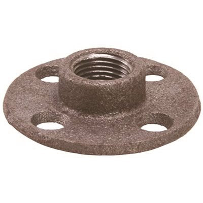 BLCK MALLEABLE FLR FLANGE 1"