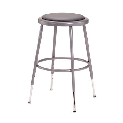 STOOL W/PAD SEAT ADJ 19-27