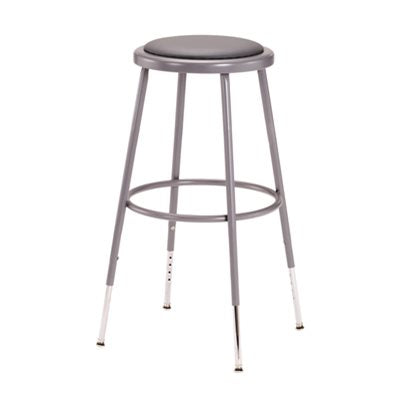 STOOL W/PAD SEAT ADJ 25-33