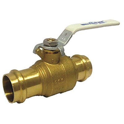 PRESS BALL VALVE 1/2", LF