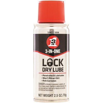 3-IN-ONE LOCK DRY LUBE 2.5OZ