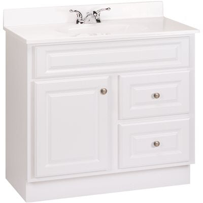 WHITE VANITY  36X 21X 33 1/2