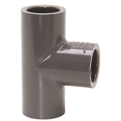 PVC SCH 80 SLIP TEE 3/4"