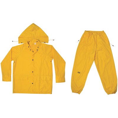 YELLOW 3PC RAIN SUIT XL