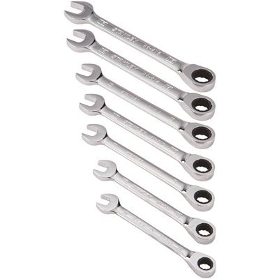 7 PC RATCHETING WRENCH SET