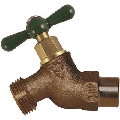 HOSE BIBB, 1/2" & 3/4" SWEAT