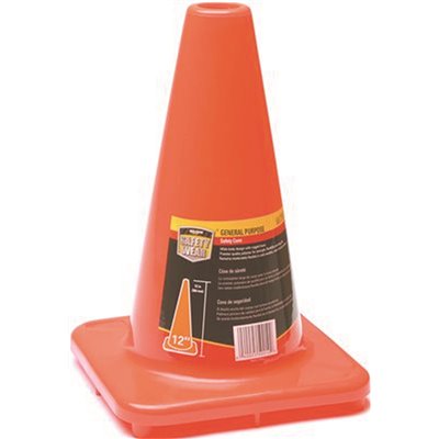 TRAFFIC CONE 12IN ORANGE