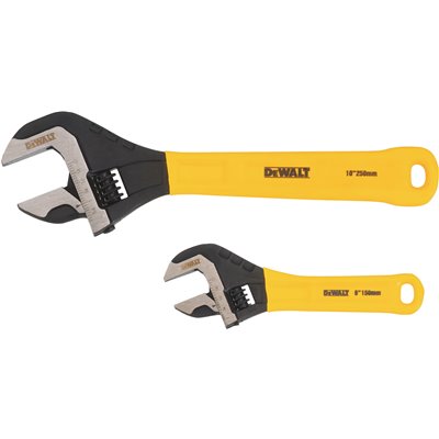 ADJUSTABLE WRENCH SET 2/PK