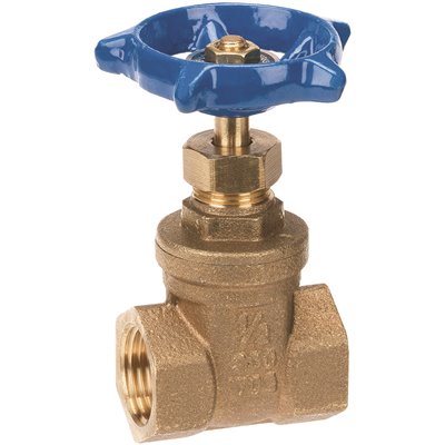 4"BRASS FIP X FIP GATE VALVE