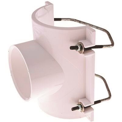 SADDLE TEE 4" X 3" INLET