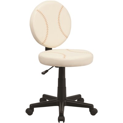 BASEBALL CREAM TASK CHAIR