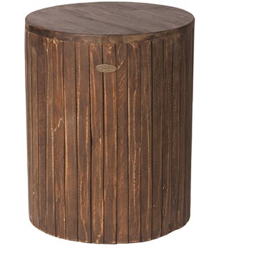 MICHAEL GARDENSTOOL RND WOOD