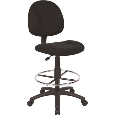 DRAFT CHAIR ARMLESS BLK 25IN